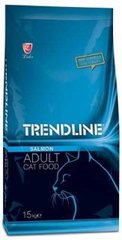 Trendline - Повноцінний та збалансований сухий корм для котів з лососем 15 кг