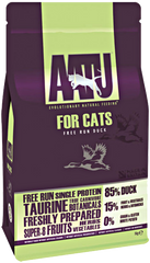 AATU Free Run Duck - ААТУ сухий комплексний корм для дорослих котів з фермерською качкою 1 кг