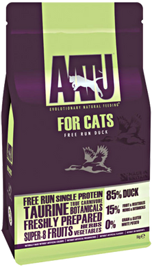 AATU Free Run Duck - ААТУ сухий комплексний корм для дорослих котів з фермерською качкою 1 кг
