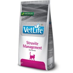 Farmina Vet Life Management Struvite - Сухий корм для котів при рецидивах струвітних уролітів 2 кг