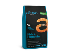 Alleva Natural Adult Fish & Pumpkin Medium & Maxi - сухой корм для взрослых собак средних и крупных пород с рыбой и тыквой 2 кг