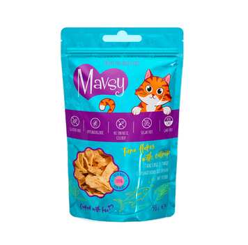 Ласощі пластівці для котів Mavsy TUNA FLAKES & CATNIP з тунця та котячою м'ятою, 50 г