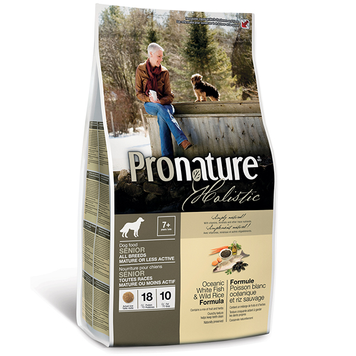 Pronature Holistic Dog Oceanic White Fish and Wild Rice (17/10) - Сухой корм для собак с океанической белой рыбой и диким рисом