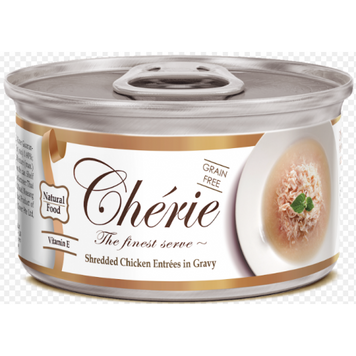 Влажный корм Cherie Signature Gravy Chiken для кошек с нежными кусочками мяса курицы в соусе, 80 г