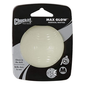 Chuckit Max Glow Ball - Сяючий м'яч для собак - S