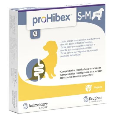 Prohibex пищевая добавка для поддержания микробиоты собак, 6 таблеток
