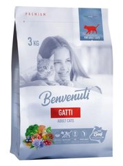 Benvenuti Gatti - Сухой корм для кошек с говядиной 3 кг