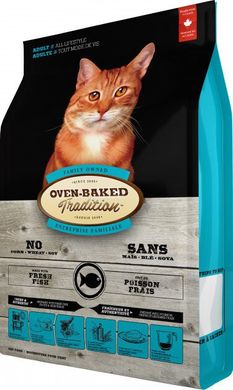 Oven-Baked Tradition - Овен-Бейкед сухой сбалансированный корм для взрослых кошек с рыбой 350 г