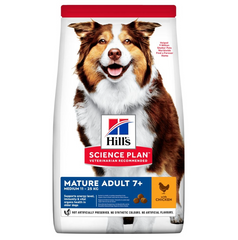 Hill's SP Canine Mature Adult 7+ Medium Breed - Сухой корм для зрелых собак средних пород с курицей 2,5 кг