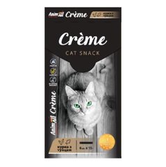AnimAll Сreme - Ласощі для для котів зі смаком курки з тунцем 6×15 г