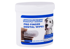 Show Tech Pro Finger Dental Wipes - Стоматологічні серветки для пальців засіб для чищення зубів, 50 шт