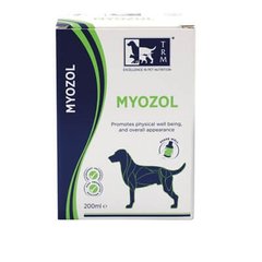 TRM Myozol - Натуральна високоефективна добавка для збільшення м'язової маси собак 200 мл