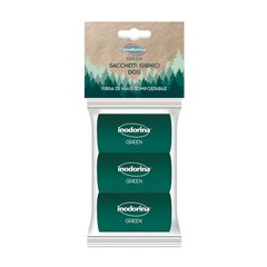Inodorina Green пакетики для уборки из кукурузного волокна, 3 шт