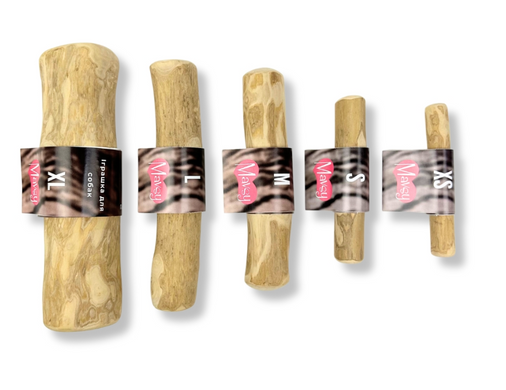 Mavsy Coffee Stick Wood Chew Toys, Size XS - Мавсі Іграшка для собак з кавового дерева для жування, розмір XS