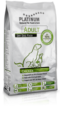 Platinum Adult Chicken - Платинум напіввологий комплексний корм для дорослих собак з куркою 5 кг