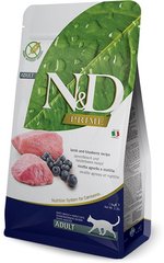Farmina N&D Grain Prime Cat Lamb & Blueberry Adult - Беззерновий сухий корм для дорослих котів з ягням та чорницею 10 кг