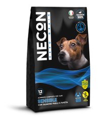 Necon Zero Grain Dog Sensib.Salmon, Pea And Horse Bean - Сухой монопротеиновый корм для собак с чувствительным пищеварением с лососем 12 кг