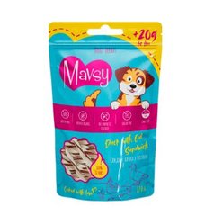 Mavsy Duck and Cod Sandwich - Мавсі Ласощі для собак сендвіч качка з тріскою 100 г + 20 г в подарунок