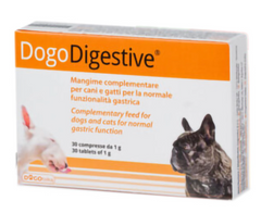 DOGOdigestive - Дієтична добавка для покращення травленя для собак та котів, 30 таблеток