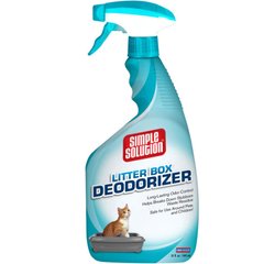 Simple Solution Cat Litter Box Deodorizer - дезодорирующее средство для устранения запаха в кошачьих туалетах, 945 мл