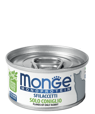 Monge Monoprotein Solo Coniglio - Консерви для котів з кроликом 80 г