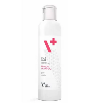 VetExpert Benzoic Shampoo - Бензойний шампунь для жирної шкіри та шерсті 250 мл