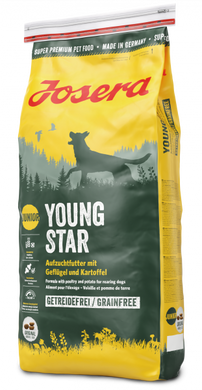 Josera Young Star - Сухий корм для зростаючих собак у віці від 8 тижнів 5х 900 г