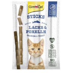 GimCat Sticks with Salmon and Trout - Палички м'ясні з лососем та фореллю 4 шт
