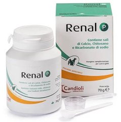 Candioli Renal P - Кандіолі Ренал П порошок для підтримки метаболічних процесів і правильної функції сечових шляхів у дорослих собак і котів 70 г
