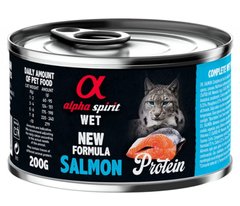Alpha Spirit Cat Salmon Protein - Влажный корм для взрослых кошек с лососем 200 г