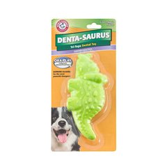 Arm and Hammer Dental Ora Play Denta-Saurus Green Apple Flavor Dental Dog Toy, Triceratops Трицераторс