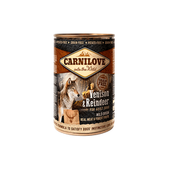Carnilove Dog Venison and Reindeer - Паштет для дорослих собак всіх порід з дичиною та олениною 400 г