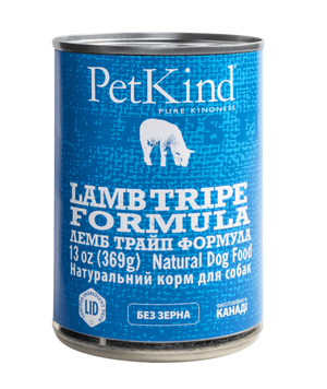 PetKind Lamb Tripe Formula - Консерви для собак з новозеландським ягняти, м'ясом канадської індички та овечим рубцем 369 г