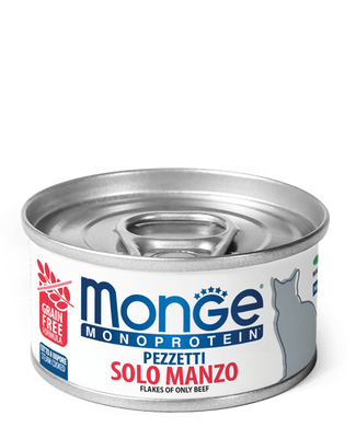 Monge Monoprotein Solo Manzo - Консервы для кошек с говядиной 80 г