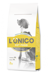 L-ÚNICO Chicken - Луніко сухий комплексний корм для дорослих собак всіх порід з куркою