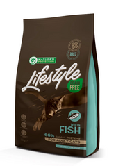 Nature's Protection Lifestyle Grain Free Cat Adult White Fish - Сухой беззерновой корм для для взрослых кошек с белой рыбой 1,5 кг