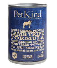 PetKind Lamb Tripe Single Animal Protein Formula - Консерви для собак з новозеландським ягняти та овечим рубцем 369 г