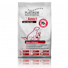 Platinum Adult Beef and Potato - Платинум напіввологий корм для дорослих собак всіх порід з яловичиною та картоплею 1,5 кг