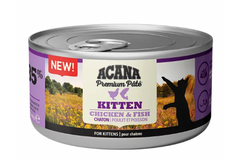 Acana Premium Pate, Kitten Chicken with Fish Recipe - Акана консерва для котят с курицей и рыбой 85 г