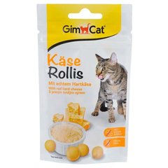 GimCat Kase-Rollis - Вітамінізовані ласощі з сиром для котів 40 г