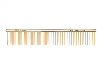 Utsumi Eco#3 Comb Gold Комбінований гребінь 19 см (золотистий)