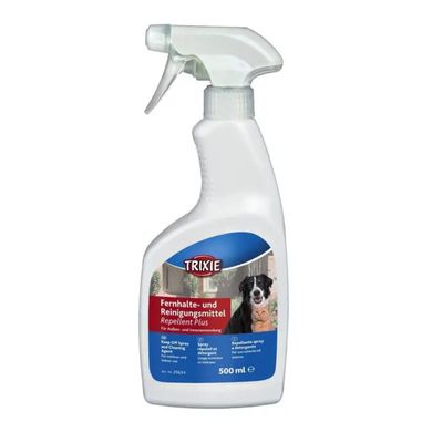 Trixie Repellent Plus - Спрей отпугиватель-очиститель для собак и кошек, 500 мл