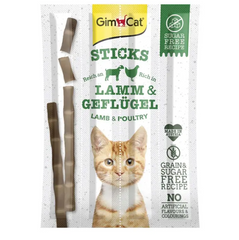 GimCat Sticks with Lamb and Grapefruit - Палочки мясные с ягненком и грейпфрутом 4 шт