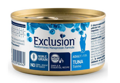 Exclusion Cat Adult Tuna - Монопротеиновые консервыс тунцом для кошек 85 г
