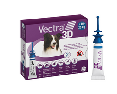 Vectra 3D інсектоакарицидні краплі для собак на вагу 10-25 кг