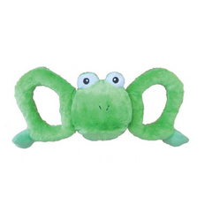 Jolly Pets Tug-A-Mal Frog Dog Toy - Игрушка-пищалка Лягушка для перетягивания