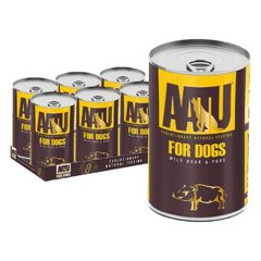 AATU Wild Boar and Pork - ААТУ консерви для дорослих собак з м'ясом дикого кабана та свининою 400 г