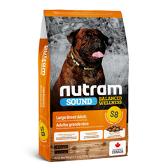 Nutram S8 Sound Balanced Wellness Large Breed - Корм для собак крупных пород с курицей 11,4 кг