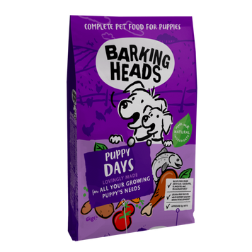 Barking Heads Puppy Days Grain Free - Баркінг Хедс сухий корм для цуценят з лососем та куркою 2 кг