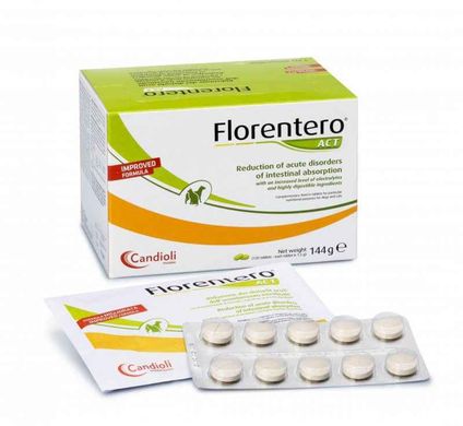 Candioli Florentero ACT - Кандиоли Флорентеро АКТ порошок для нормализации желудочно-кишечного тракта для собак и кошек 10 таблеток